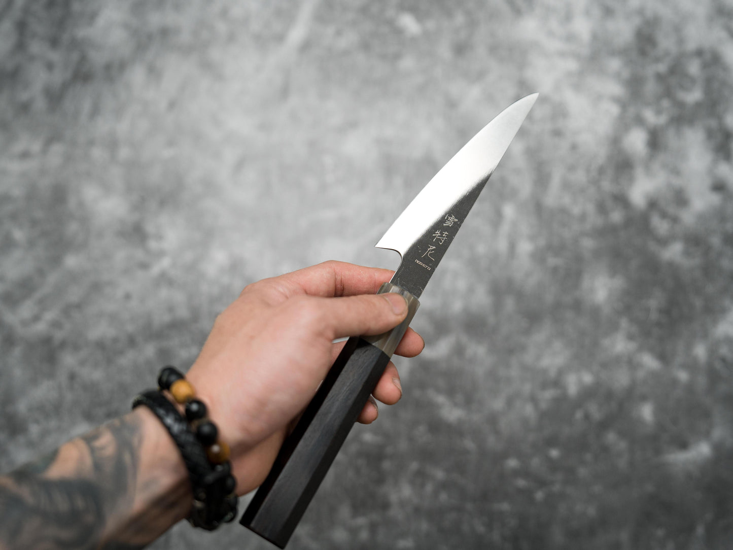 Aiguiseur Noseto Fuka 135 mm avec manche en ébène et buffle