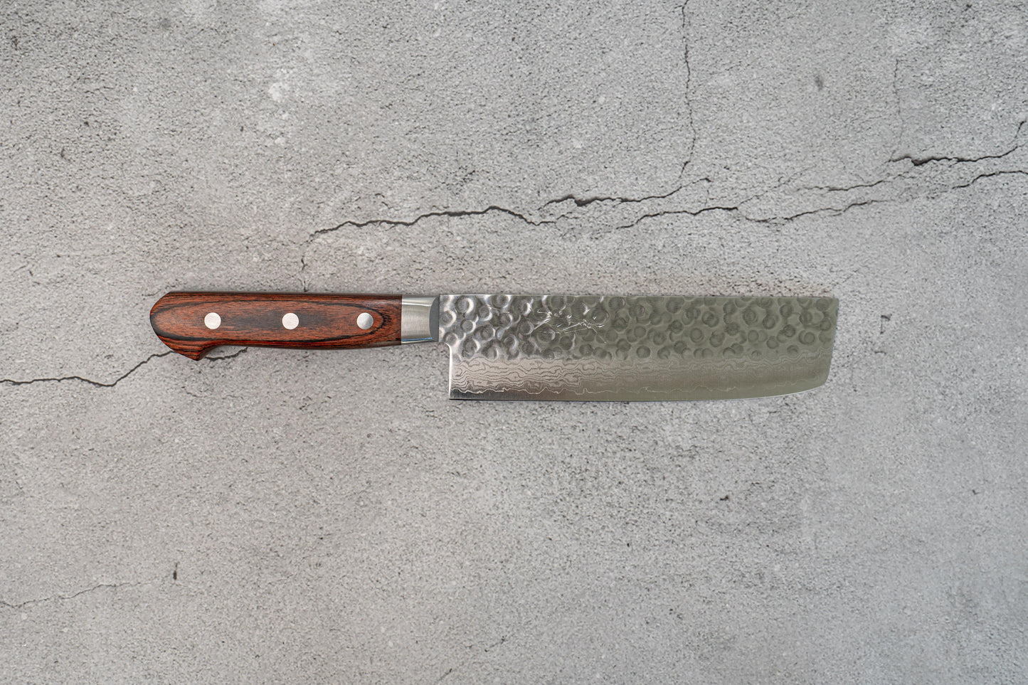 Seisuke VG10 Couteau japonais Damas Nakiri 17 couches, manche en acajou de 165 mm