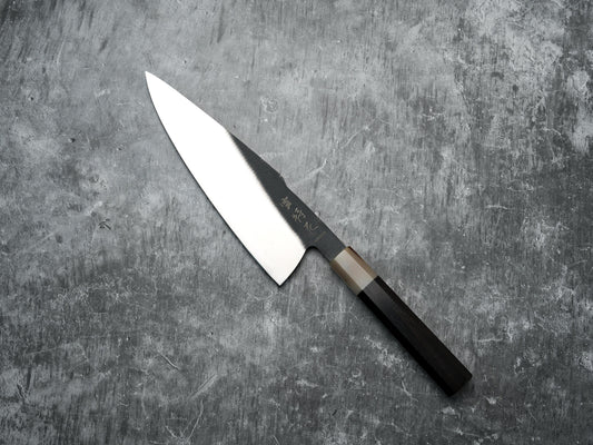 Noseto Fuka 210mm Gyuto Ebony and Buffalo Hone Handle