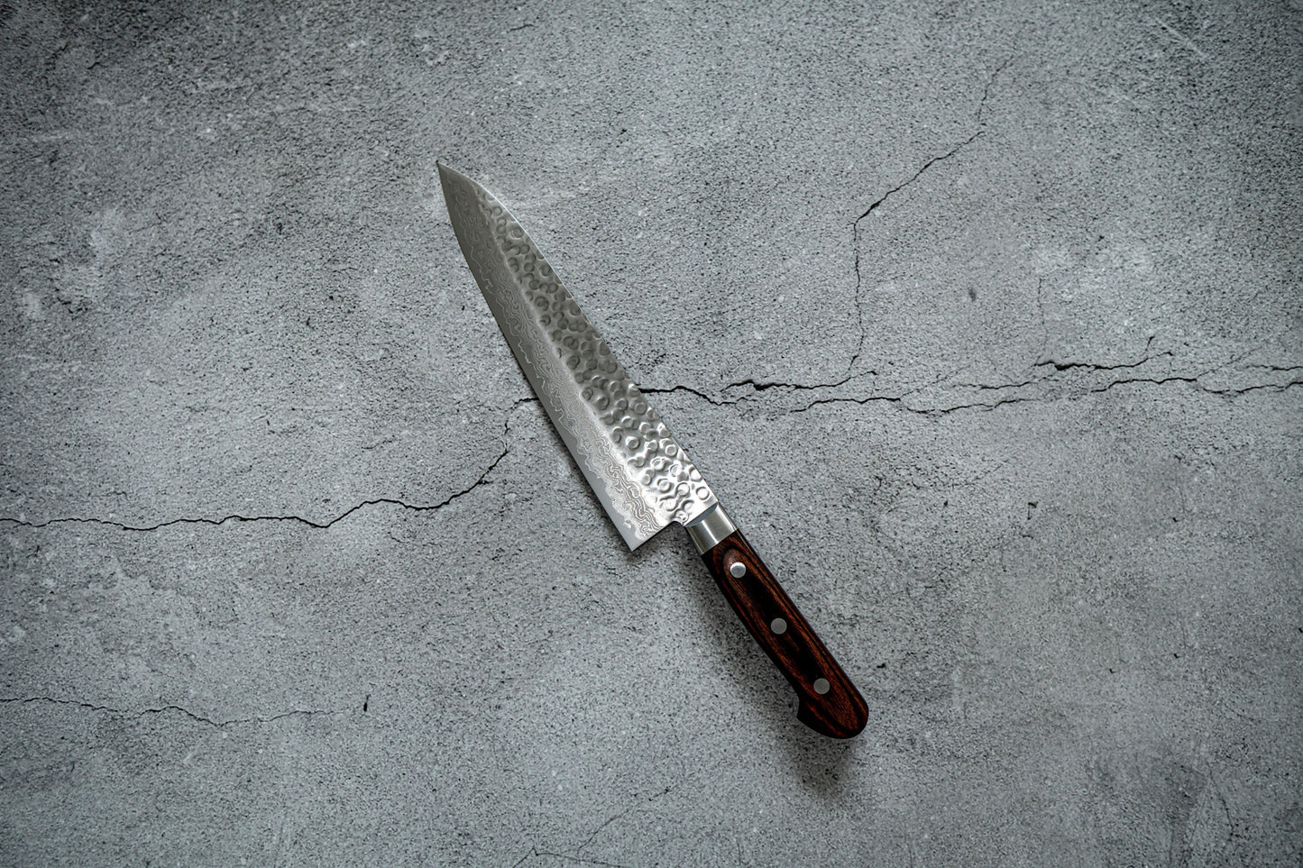 Seisuke VG10 17 Layer Damascus Gyuto Japanese Knife 210mm Mahogany Handle