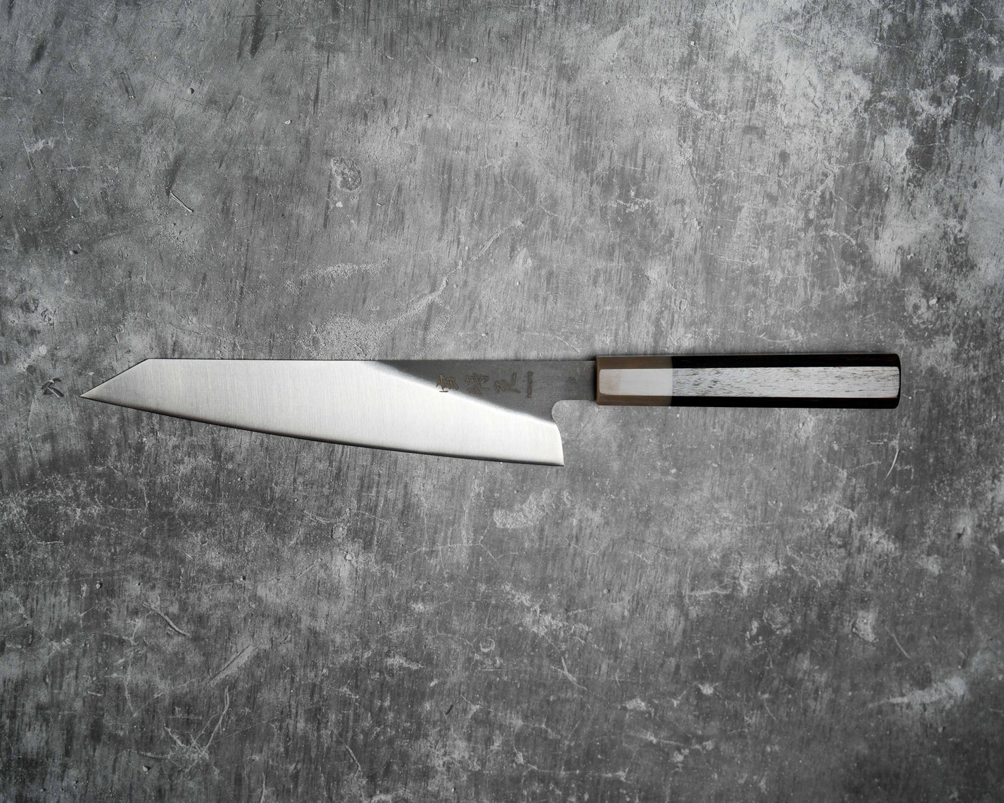 Noseto Fuka 230 mm Kiritsuke Manche en ébène et buffle