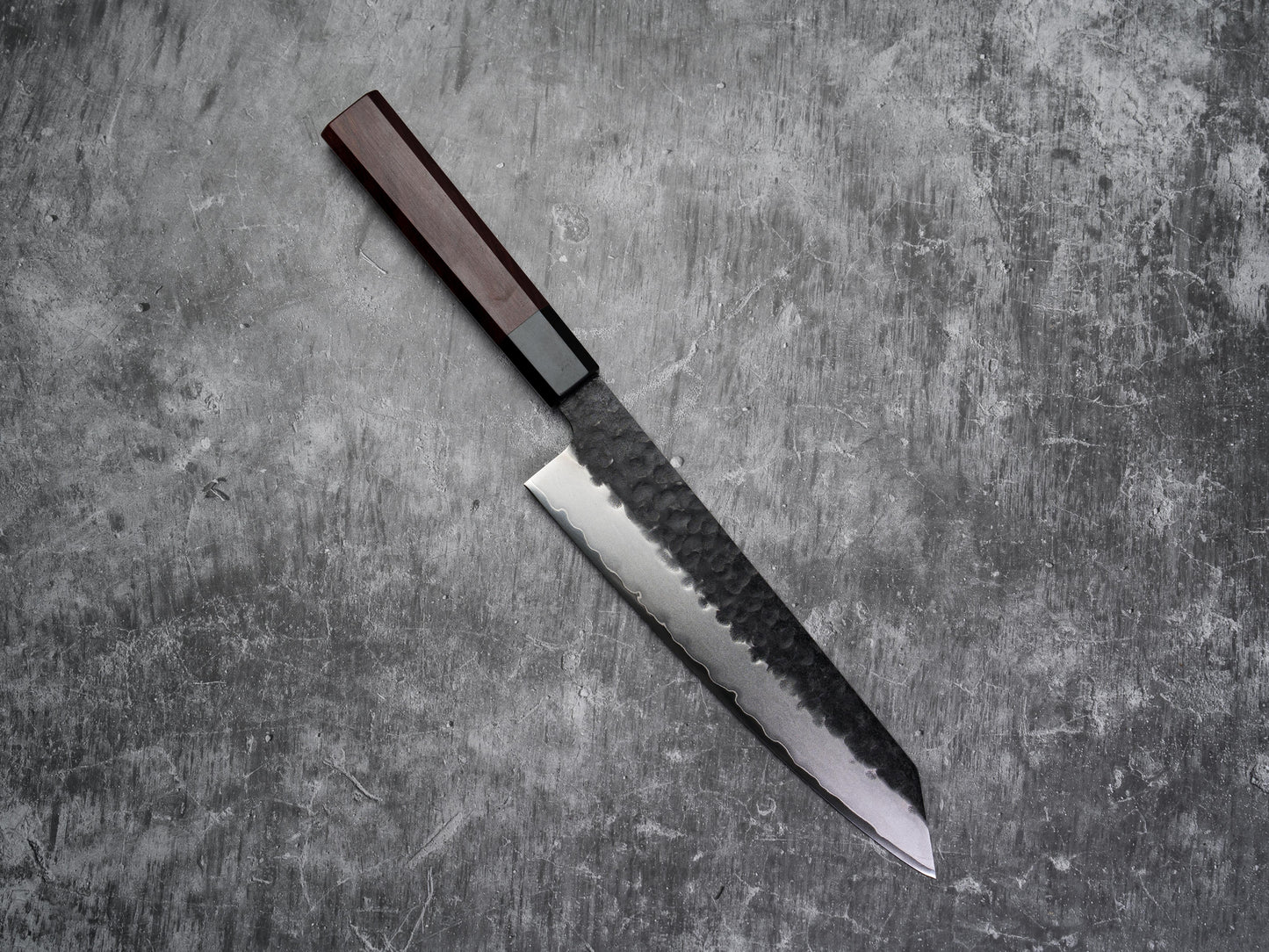 Noseto Neno 210mm Kiritsuke 3 Layers Carbon Steel with Red Wood+Buffalo Horn