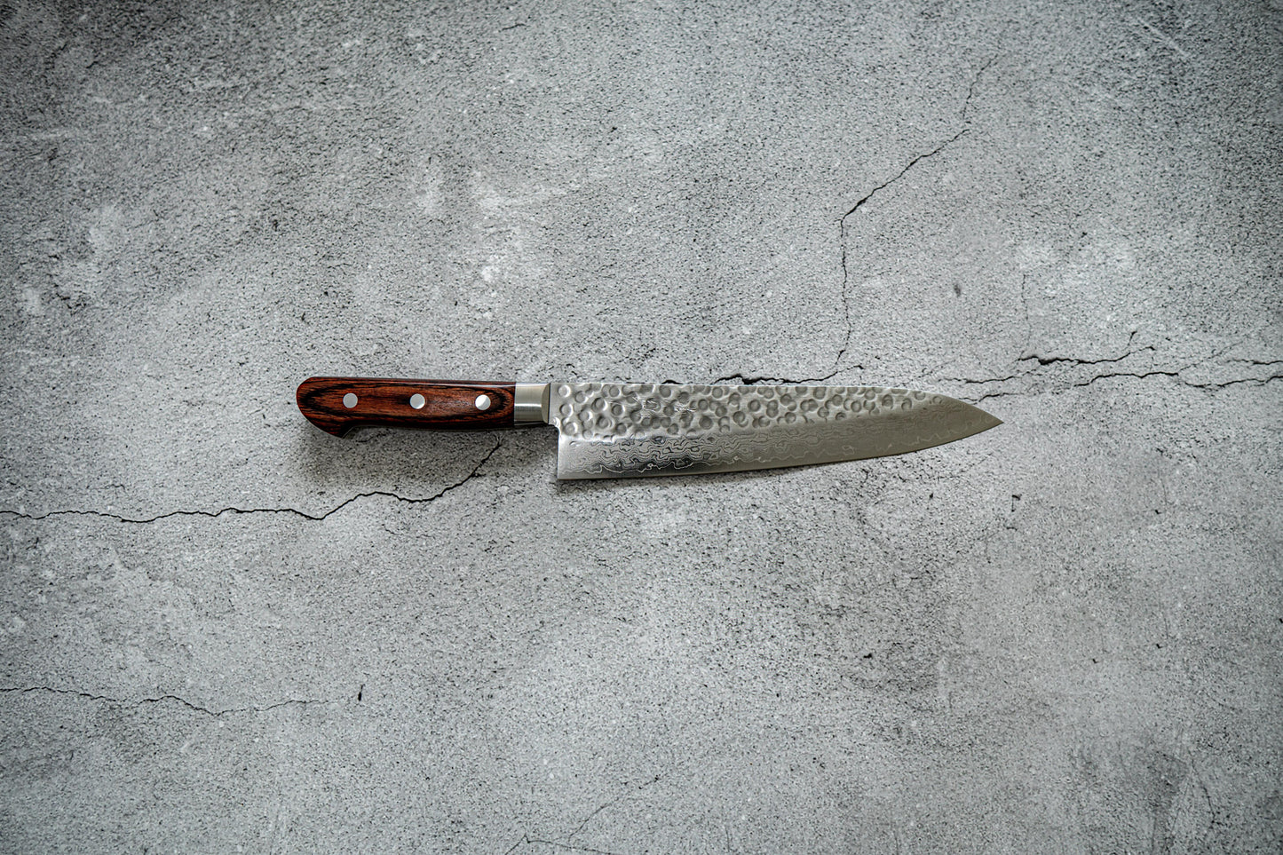 Seisuke VG10 17 Layer Damascus Gyuto Japanese Knife 210mm Mahogany Handle