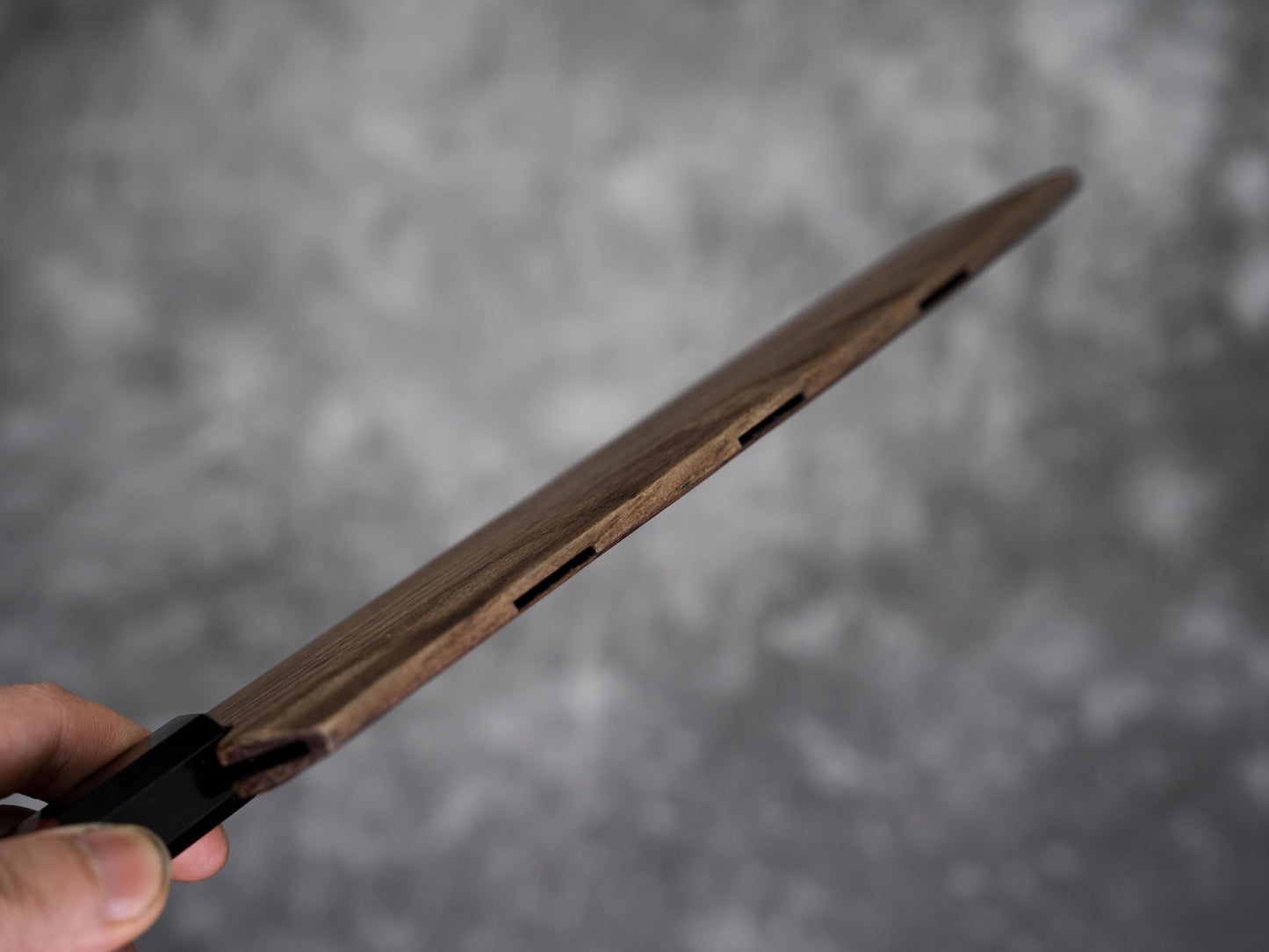 Noseto Neno 210mm Kiritsuke 3 Layers Carbon Steel with Red Wood+Buffalo Horn