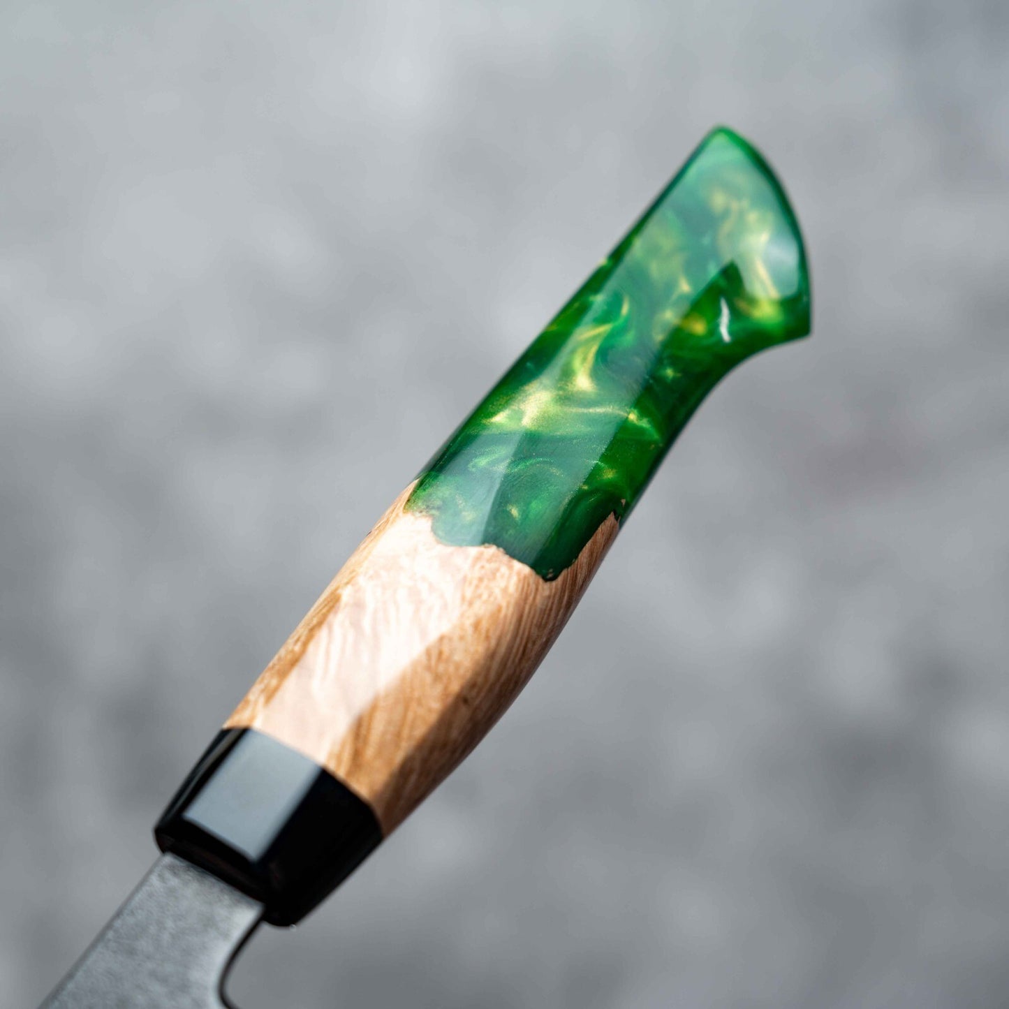 Noseto Arai Gyuto Knife 210mm 240mm 3 Layers Black Dye MD606 Powder Steel Core