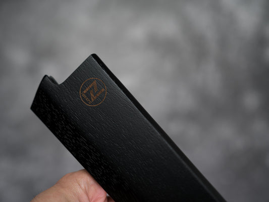 Noseto 210mm Saya Black Magnetic Walnut Wood