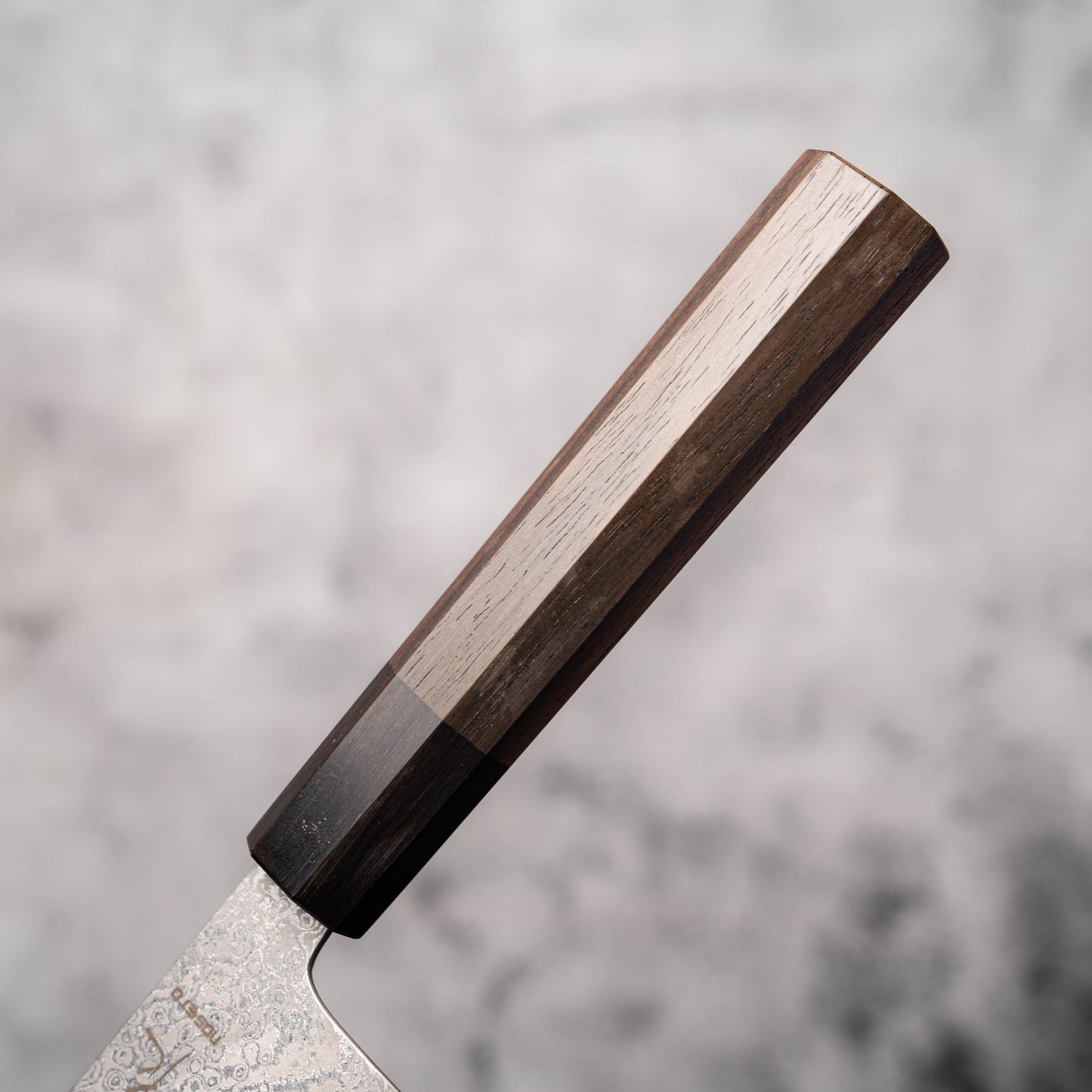 Noseto Kage Gyuto 210mm S35VN Powder Steel Ebony & Sandal Wood Octagonal Handle