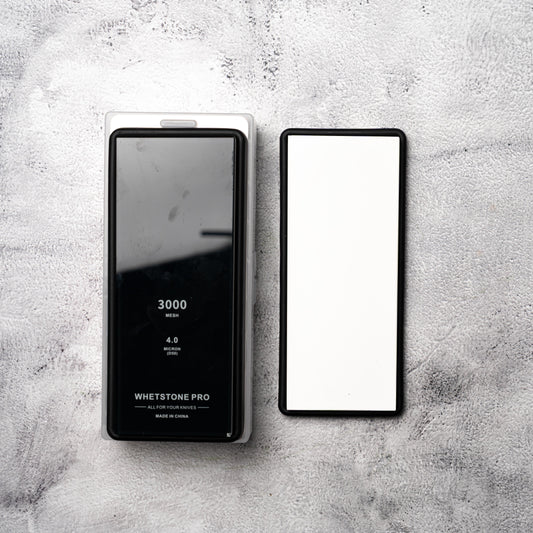 Whetstone Set #3000/10000 Professional Glass Base Grit High Quality White Corundum