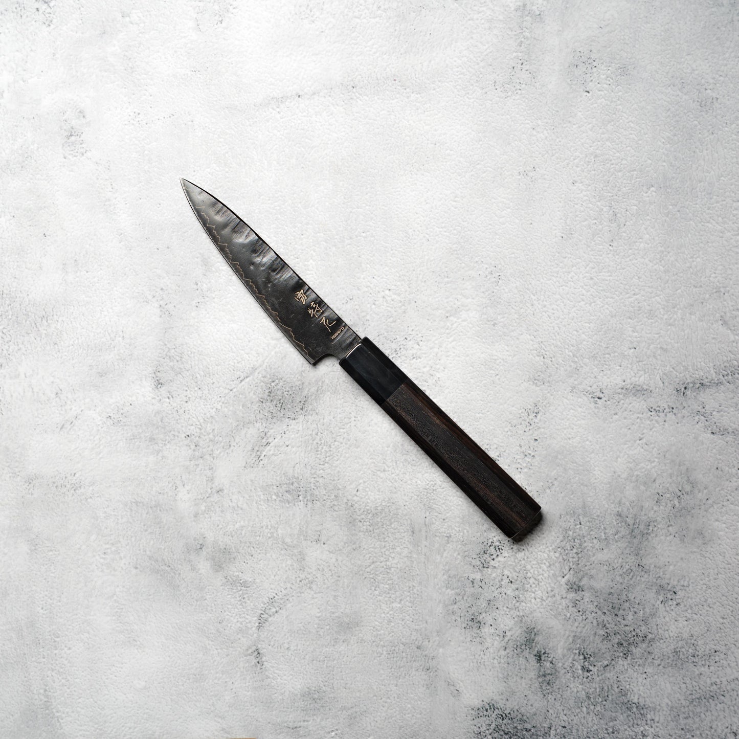 Noseto GAIJIN 135mm Petty Sanmai VG-10 Ebony & Buffalo Horn Handle