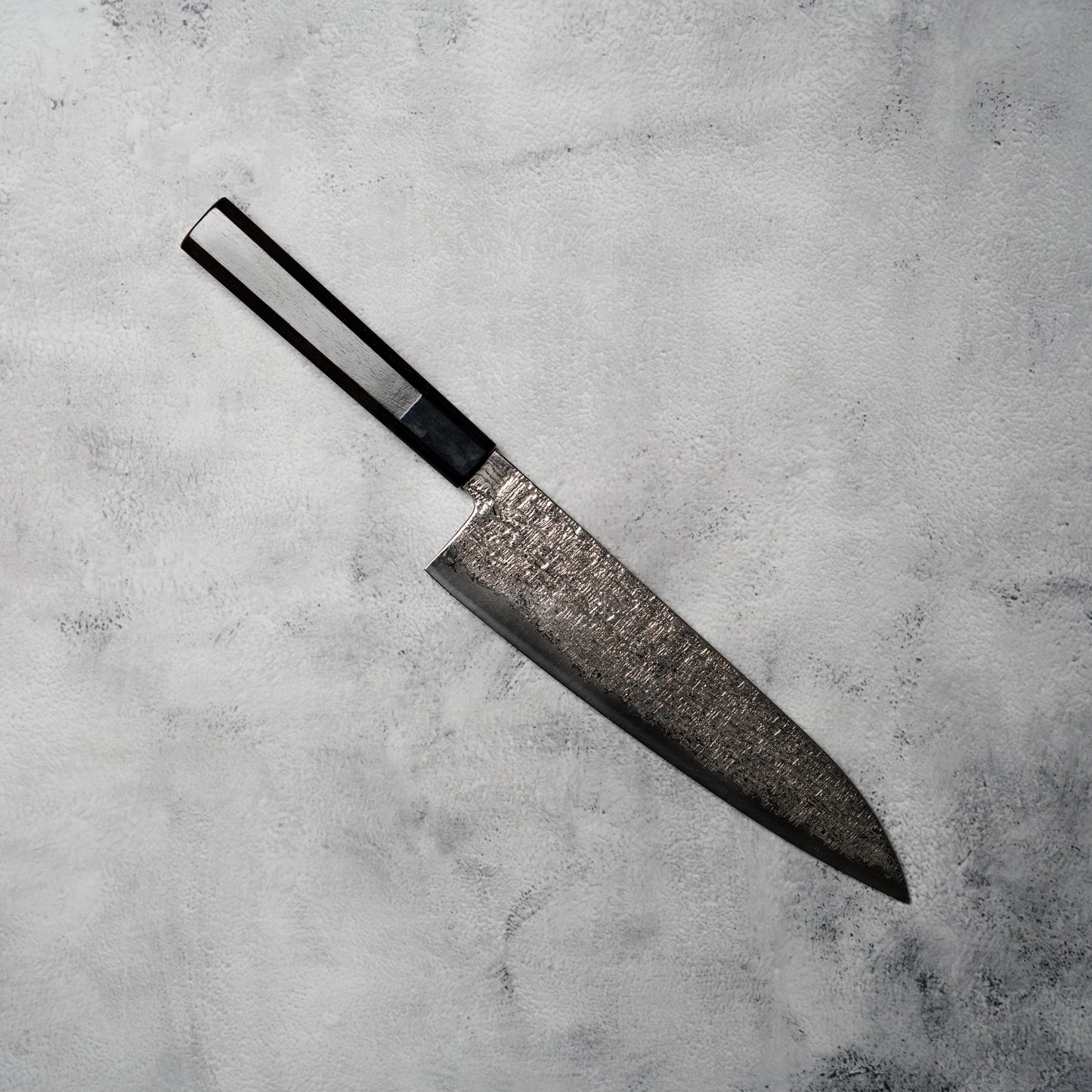 Noseto Kaze Gyuto 240mm 67-Layer VG10 Damascus Steel with Ebony & Buffalo Horn Handle