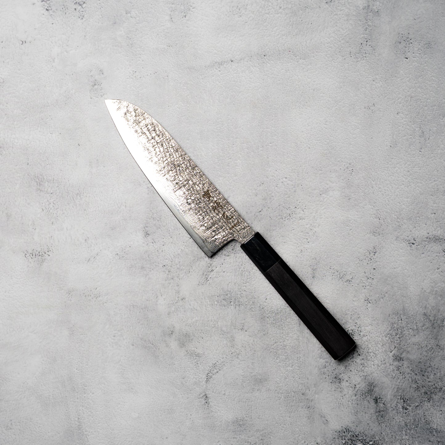 Noseto Kaze Santoku 180mm 67-Layer VG10 Damascus Steel with Ebony & Buffalo Horn Handle
