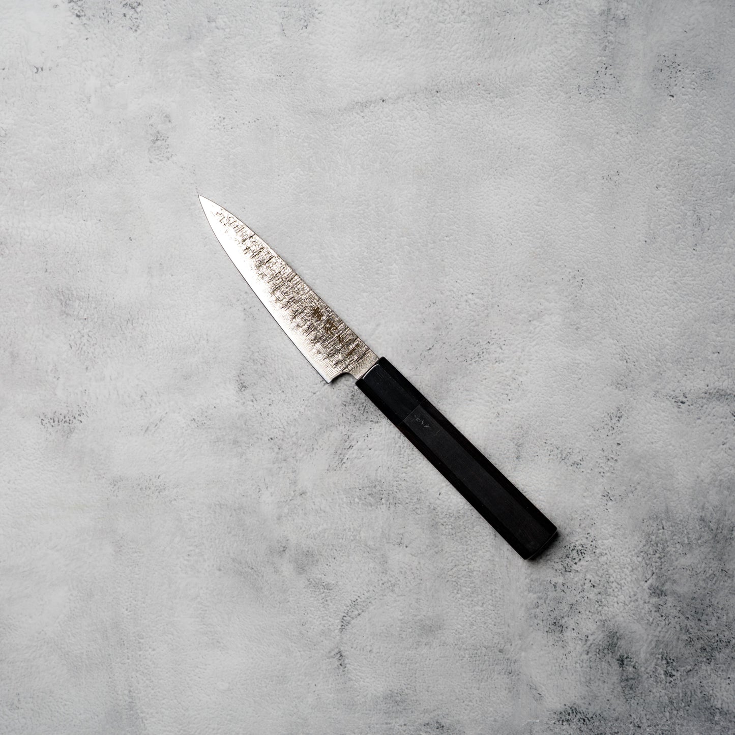 Noseto Kaze Petty 130mm – 67-Layer VG10 Damascus Steel with Ebony & Buffalo Horn Handle