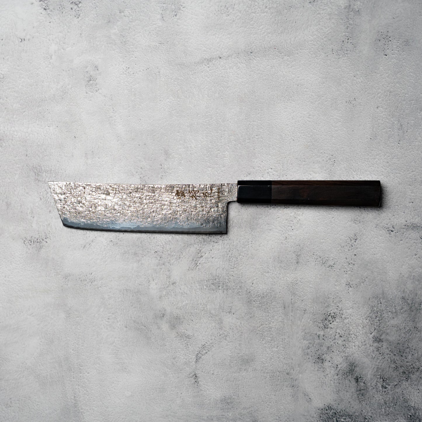 Noseto Kaze Nakiri 180mm 67-Layer VG10 Damascus Steel with Ebony & Buffalo Horn Handle