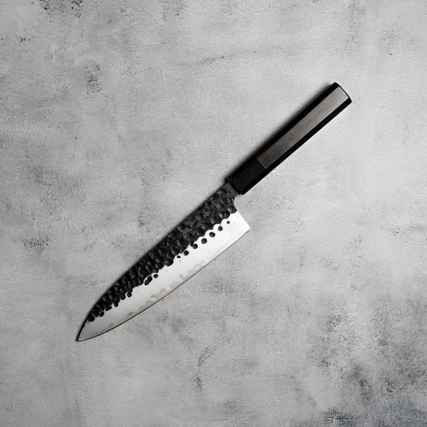 Noseto Kurai Gyuto 210mm Sanmai AUS-10 High Carbon Steel with Ebony & Buffalo Horn Handle
