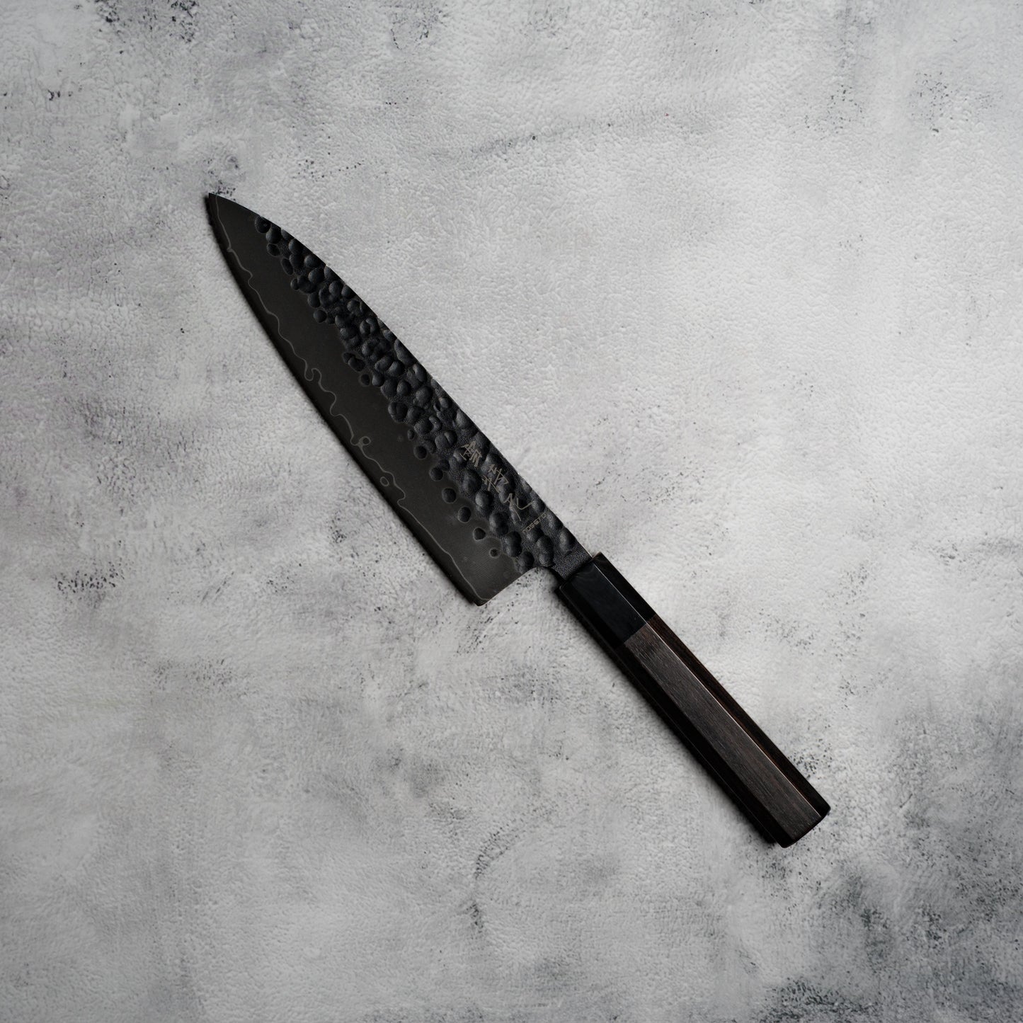 Noseto Kurai Gyuto 210mm Sanmai AUS-10 High Carbon Steel with Ebony & Buffalo Horn Handle