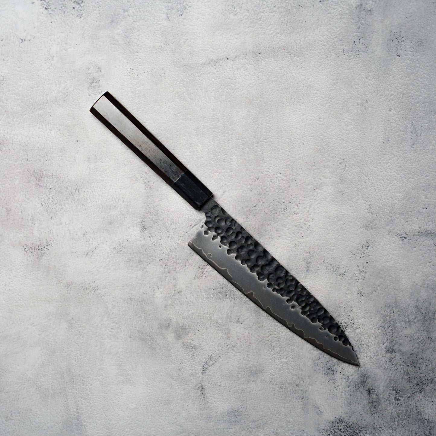 Noseto Kurai Gyuto 210mm Sanmai AUS-10 High Carbon Steel with Ebony & Buffalo Horn Handle