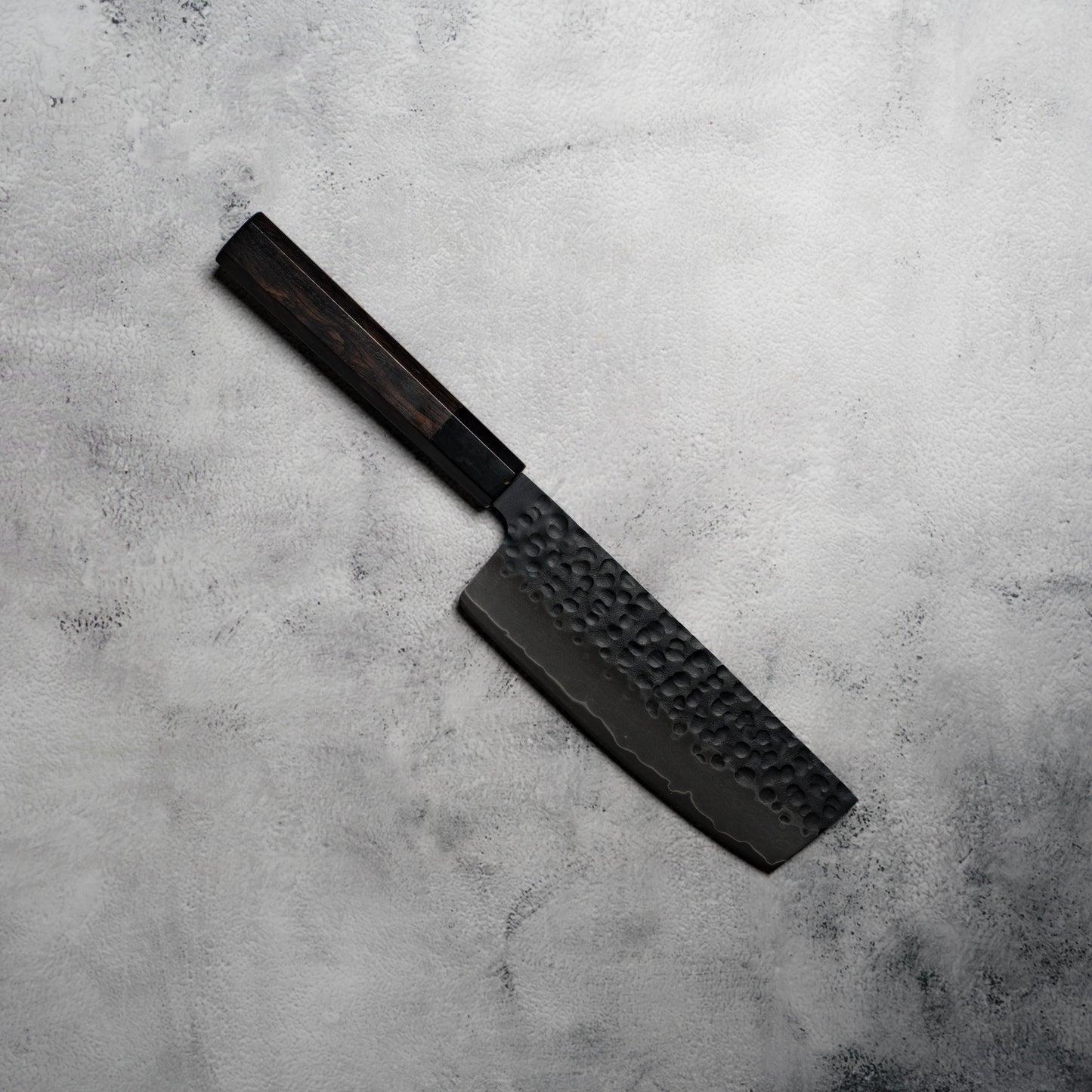 Noseto Kurai Nakiri 180mm Sanmai AUS-10 High Carbon Steel with Ebony & Buffalo Horn Handle