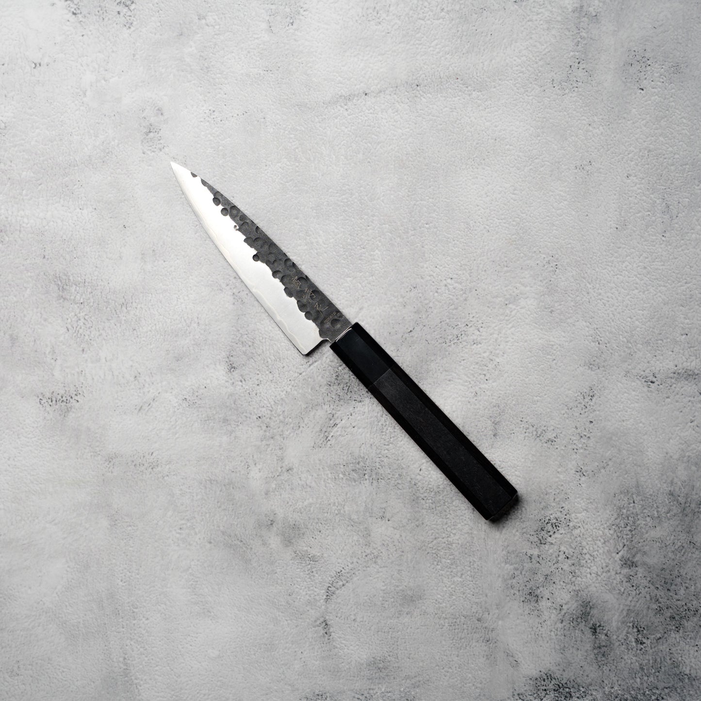Noseto Kurai Petty 135mm Sanmai AUS-10 High Carbon Steel with Ebony & Buffalo Horn Handle