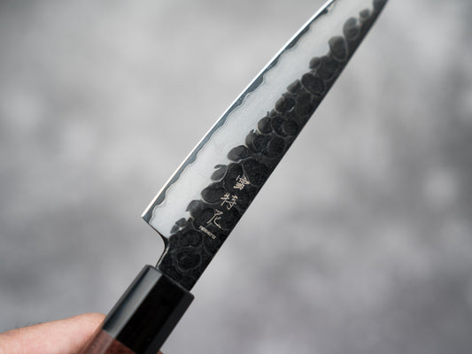 Noseto Neno 150mm Petty 3 Layers Carbon Steel with Red Wood+Buffalo Horn