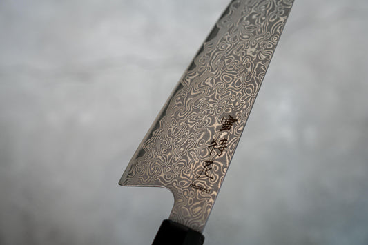 Noseto Kaji Gyuto 210mm Knife Damascus VG-10 Steel Core 67 layers Buffalo Horns Ironwood