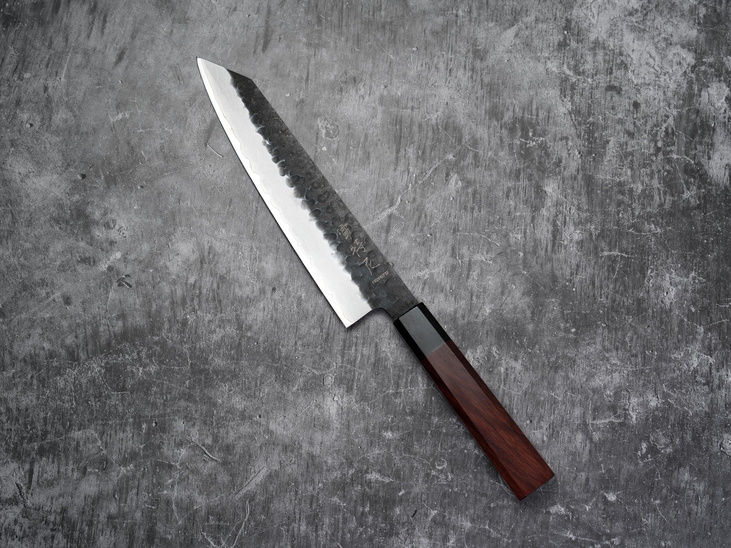 Noseto Neno 210mm Kiritsuke 3 Layers Carbon Steel with Red Wood+Buffalo Horn