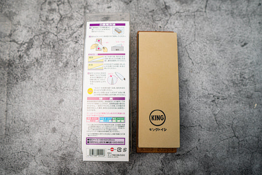 King Japanese Whetstone 1000/6000 Grits KW-65 (HT-65)