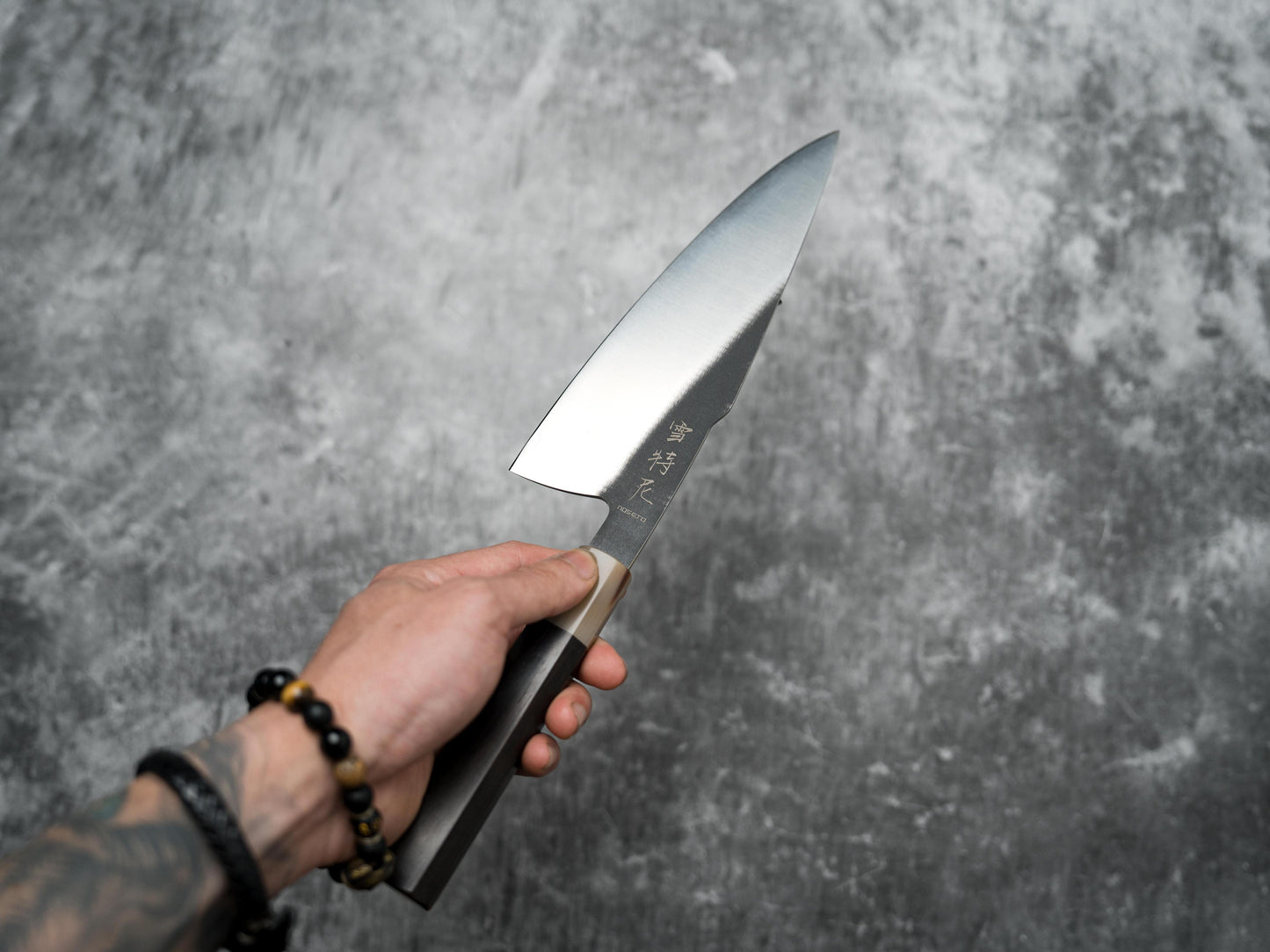 Noseto Fuka 210 mm Gyuto Manche en ébène et buffle