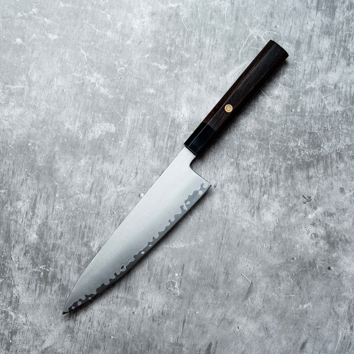 Noseto HAP-40 Gyuto 210 mm 3 couches en acier composite avec manche en ébène
