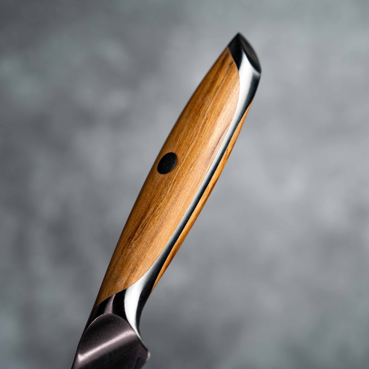 Noseto Batsu Paring/Peeling 100mm 73 layers Damascus Powder Steel with Olive Wood Handle