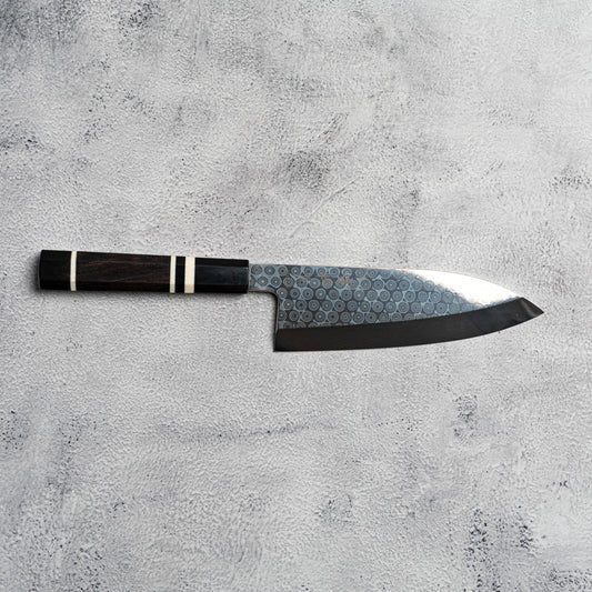 Noseto Deba 180mm High Carbon 110 Layer Damascus with Dessert Ironwood