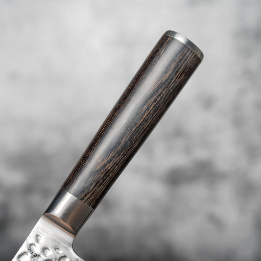 Noseto Kihon Nakiri 165mm vg10 67 layers Damascus with Pakka Wood