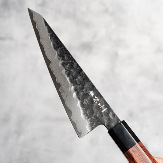 Noseto Neno 150mm Honesuki 3 Layers Carbon Steel with Red Wood+ Buffalo Horn