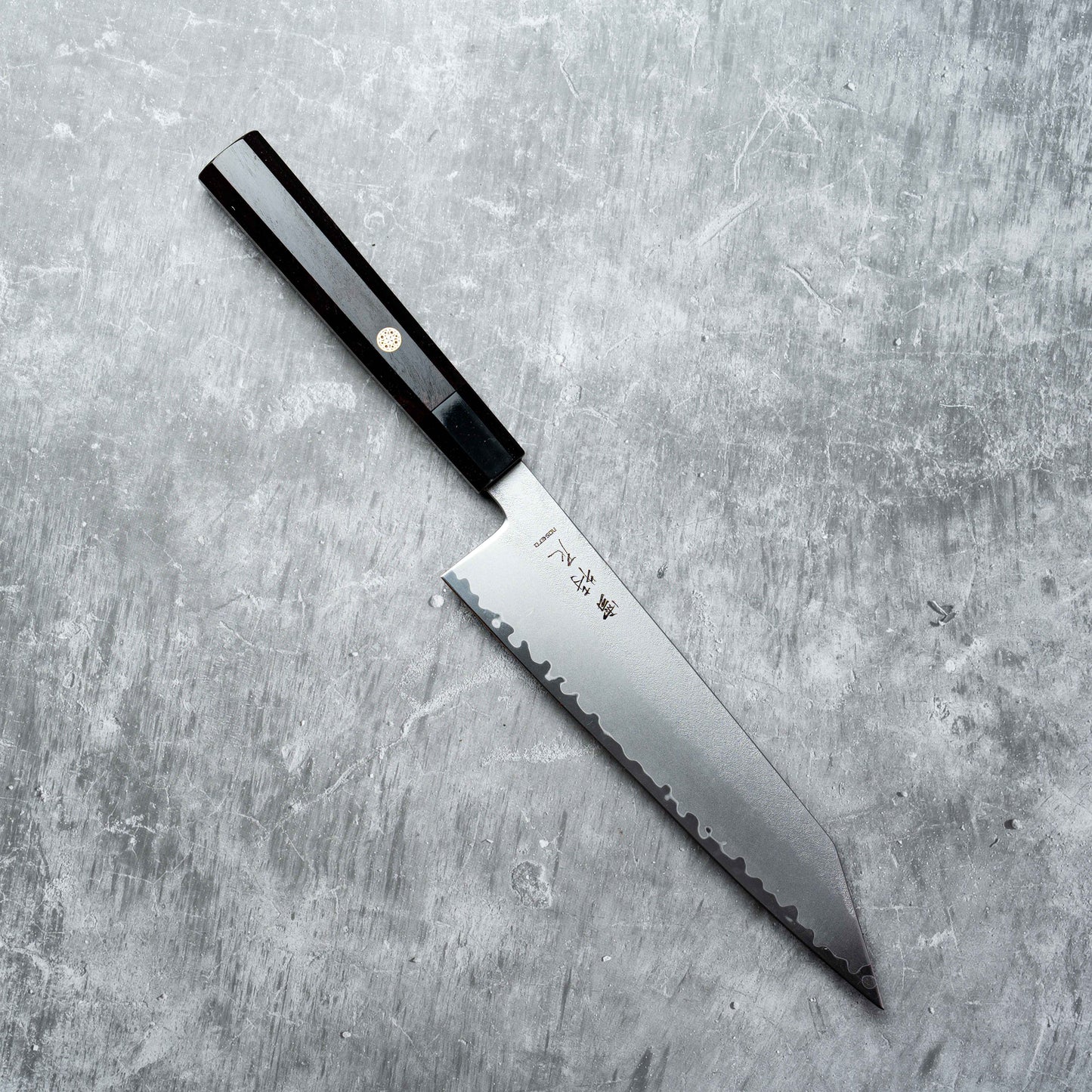 Noseto HAP-40 Kiritsuke 210 mm 3 couches d'acier composite avec manche en ébène