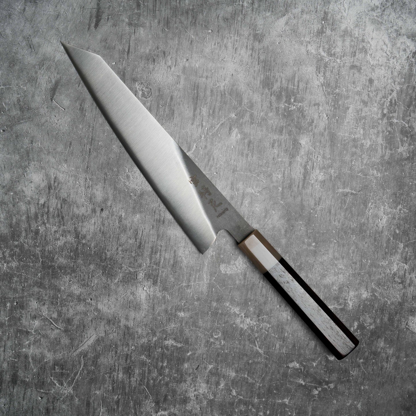 Noseto Fuka 230 mm Kiritsuke Manche en ébène et buffle