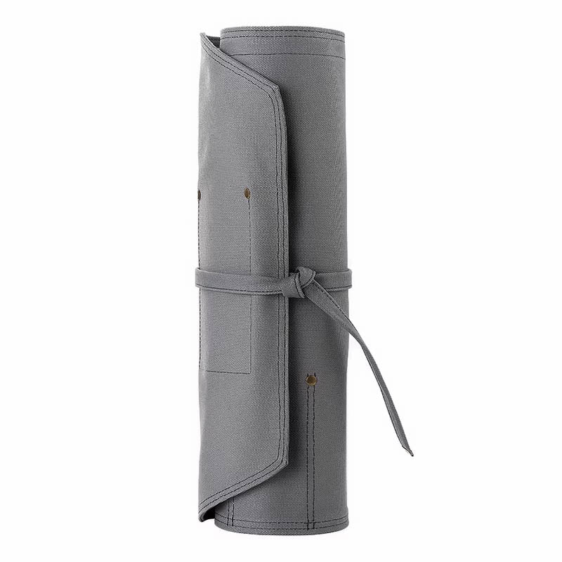 Rouleau de couteaux de chef en toile à 8 emplacements