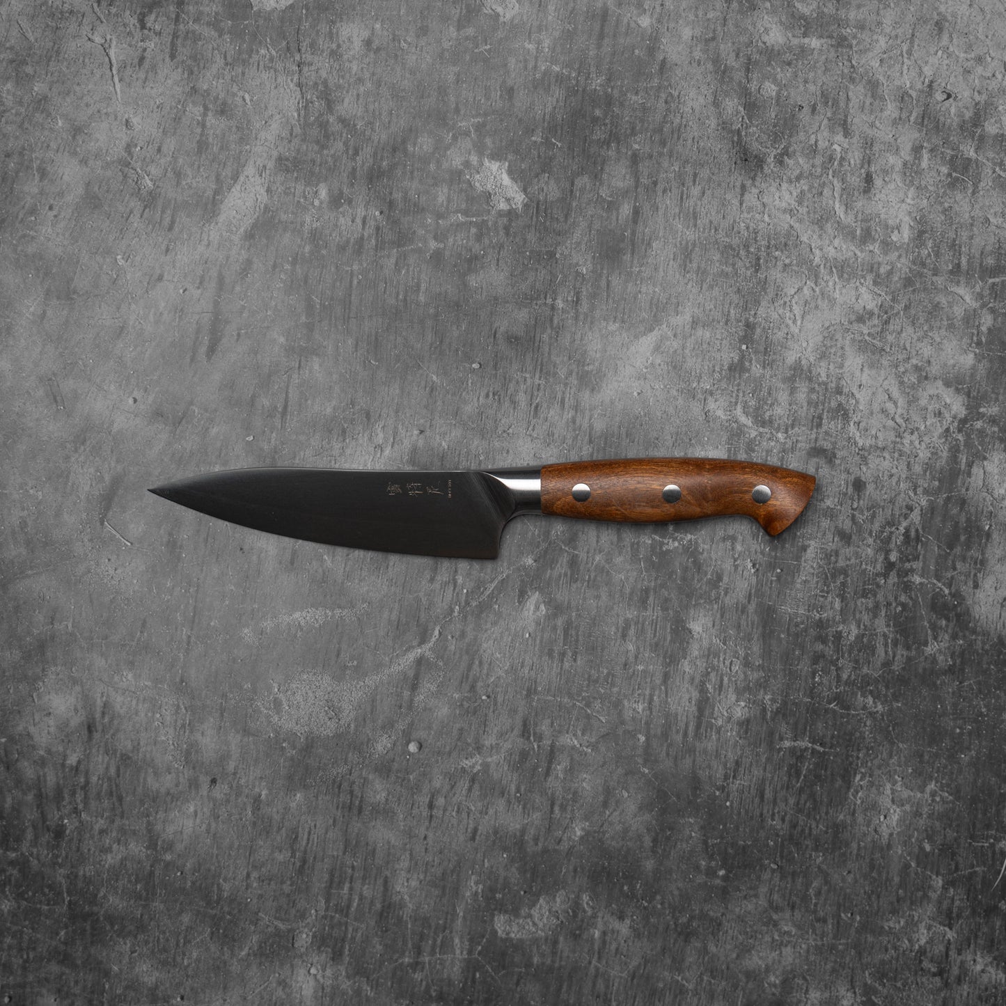 Couteau allemand Noseto (alias Petty Knife) de 135 mm avec manche en bois rouge