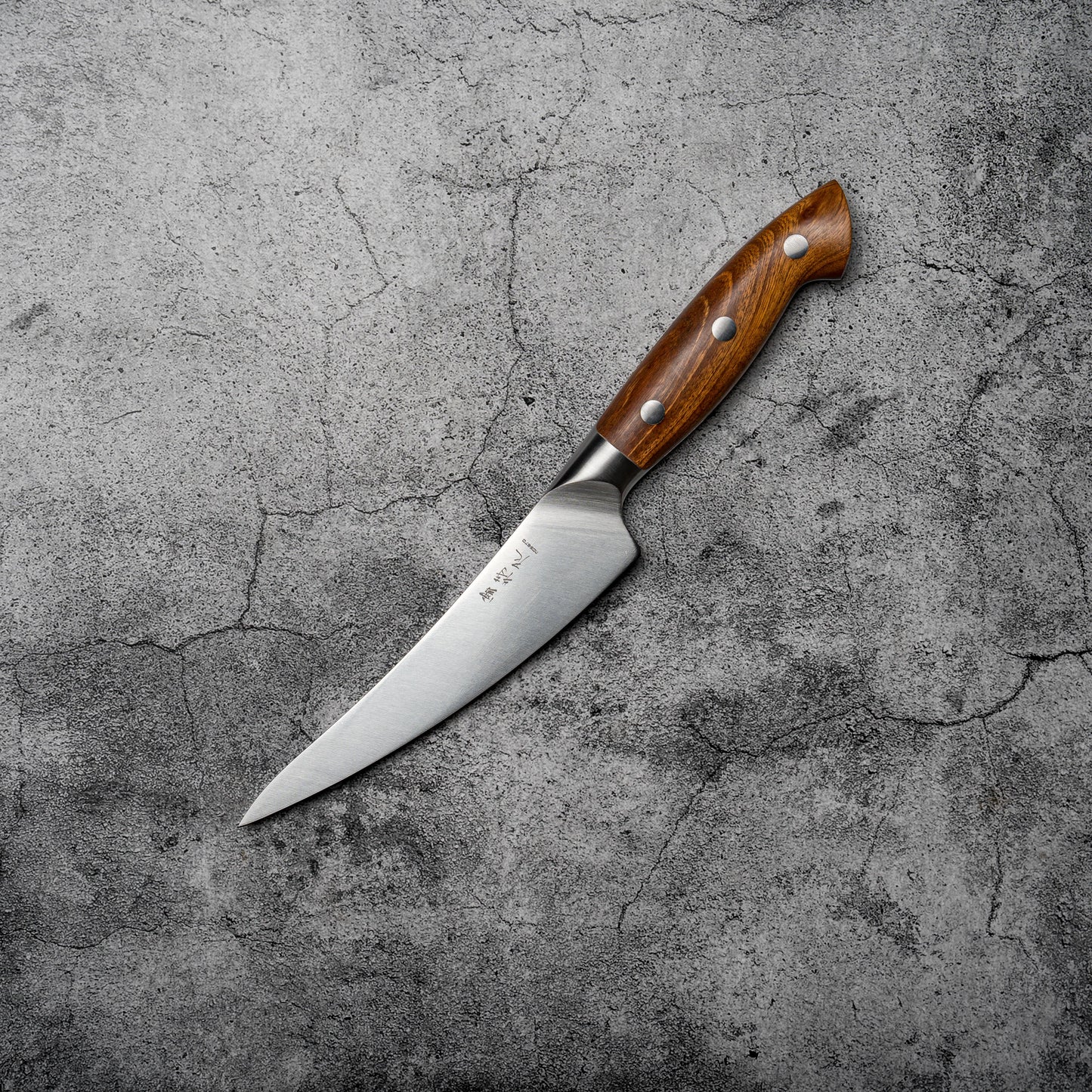 Couteau à désosser Noseto Aka 165 mm, couteau allemand avec manche en bois rouge