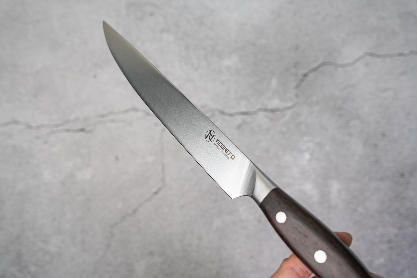 NOSETO German Slicing 210mm Stainless Steel High Quality Red Sandal Wood Handle