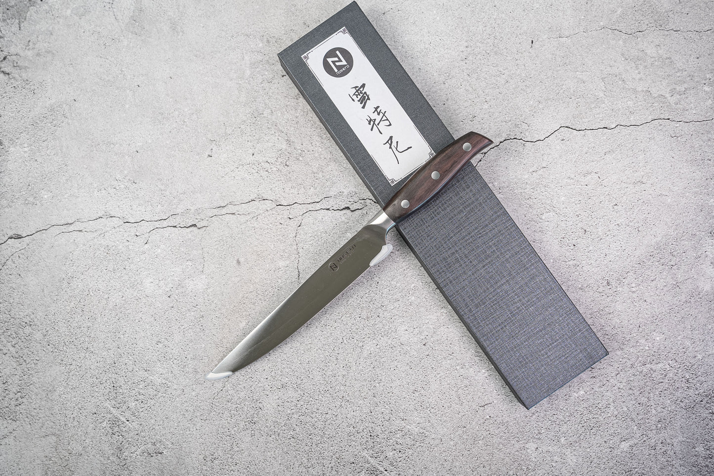 NOSETO German Slicing 210mm Stainless Steel High Quality Red Sandal Wood Handle