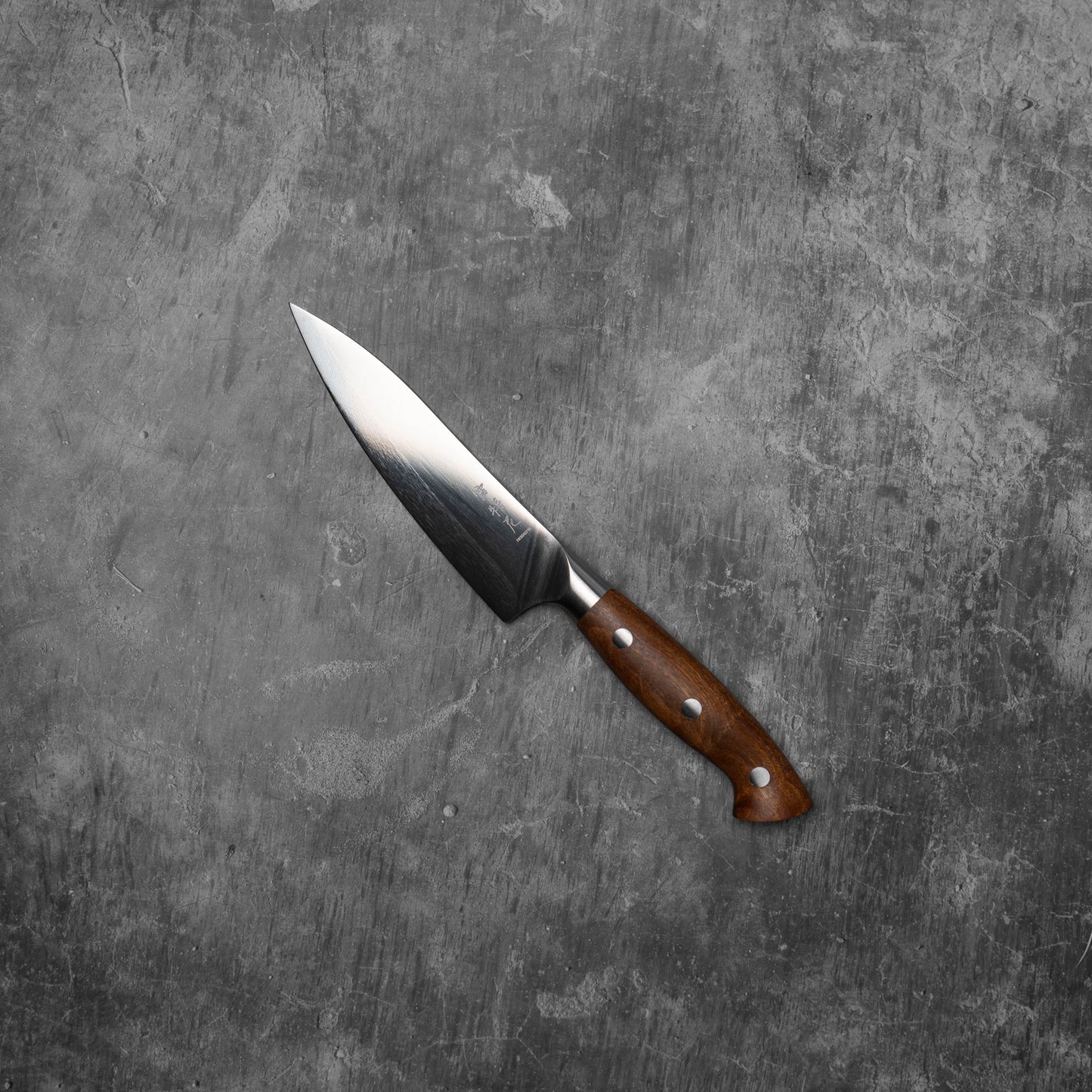 Couteau allemand Noseto (alias Petty Knife) de 135 mm avec manche en bois rouge