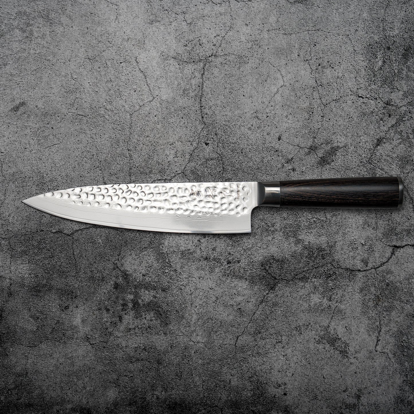 Noseto Kihon Gyuto 210mm vg10 67 layers Damascus with Pakka Wood