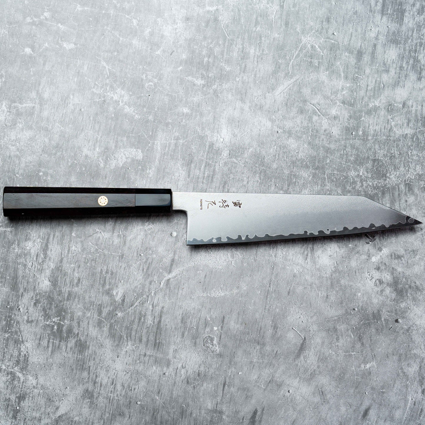 Noseto HAP-40 Kiritsuke 210 mm 3 couches d'acier composite avec manche en ébène