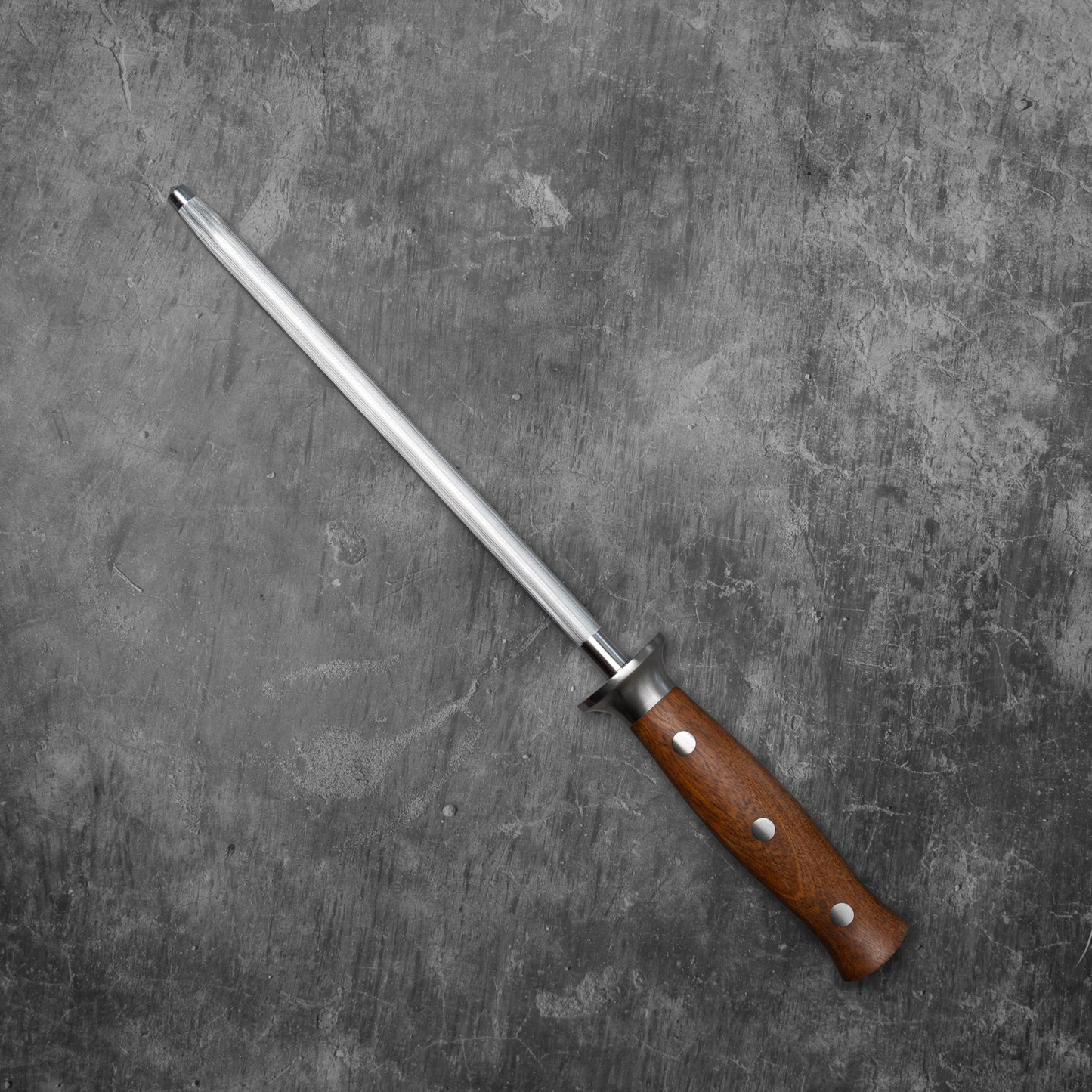 Noseto (aussi appelé Honing Steel Road) 230 mm avec manche en bois rouge