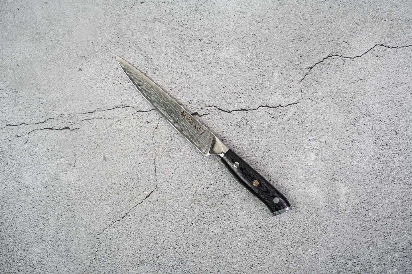 Noyau en acier Damas G10 VG-10 67 couches Petit manche occidental 150 mm