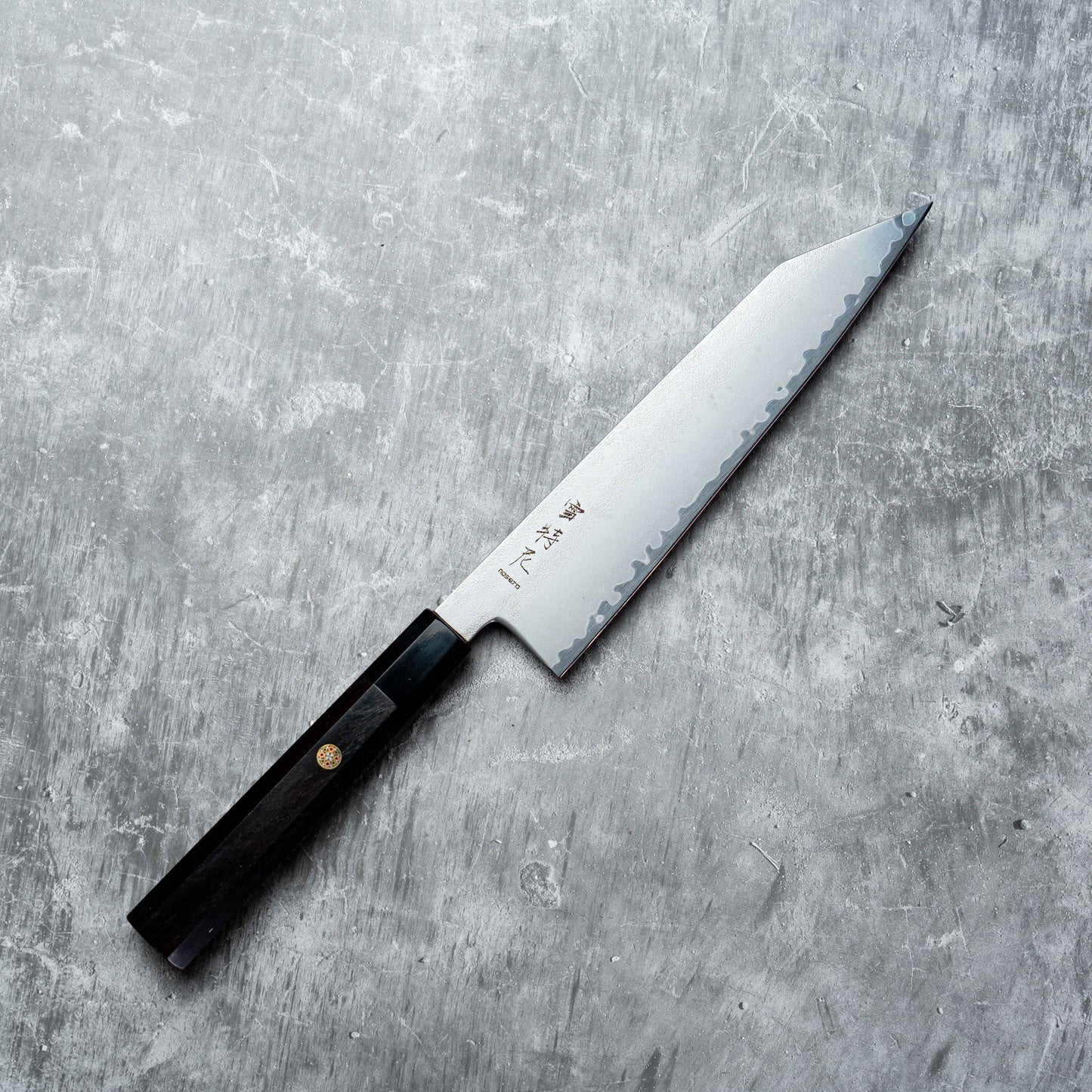 Noseto HAP-40 Kiritsuke 210 mm 3 couches d'acier composite avec manche en ébène