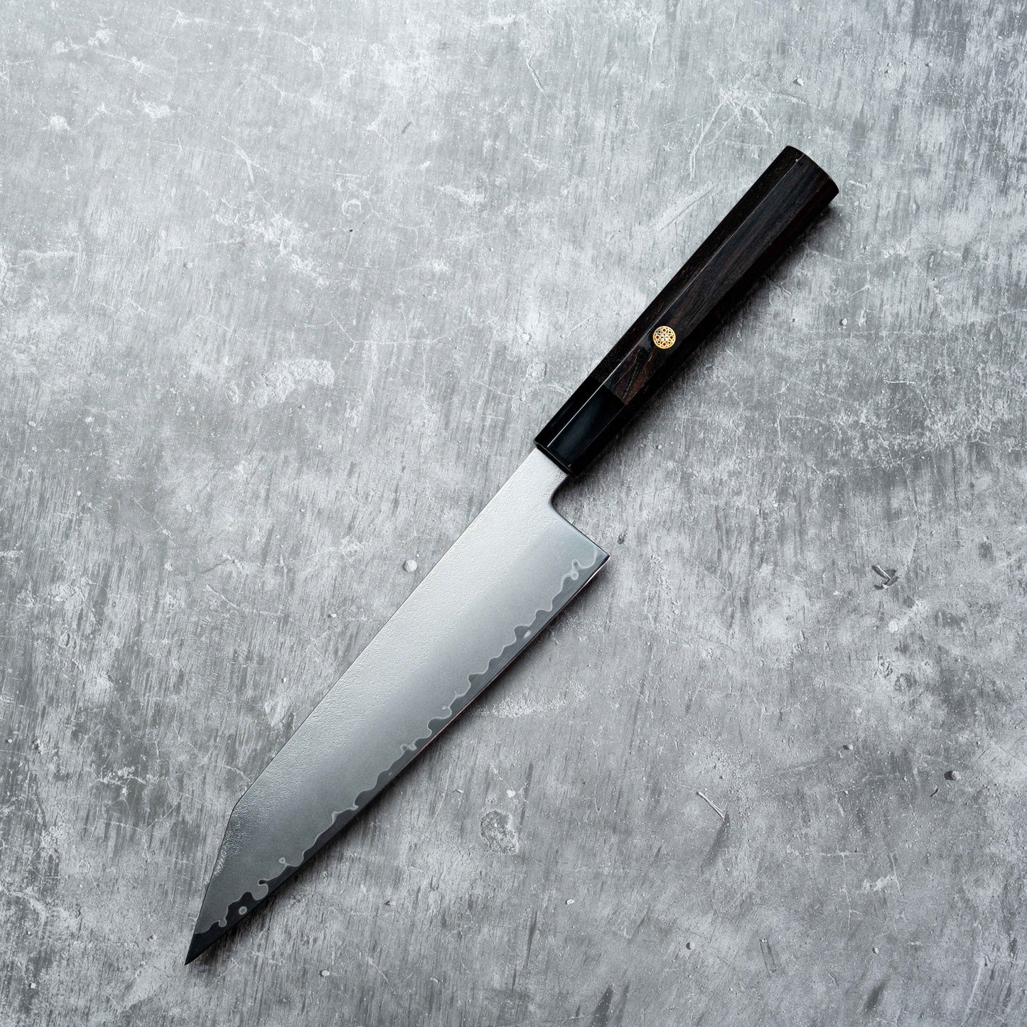 Noseto HAP-40 Kiritsuke 210 mm 3 couches d'acier composite avec manche en ébène