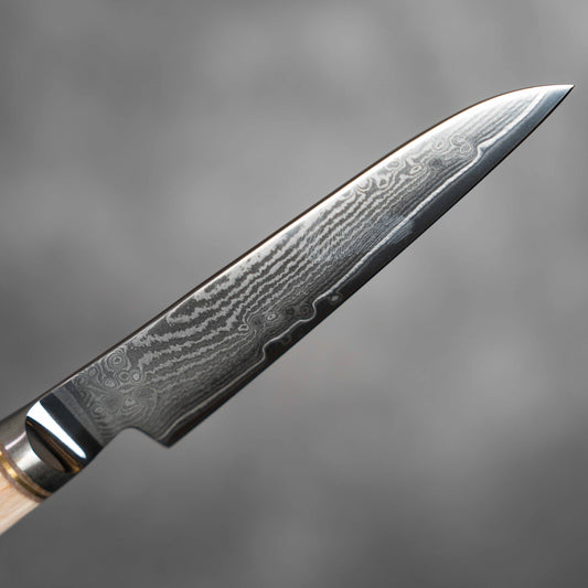 Noseto 100mm 削皮刀 Pakkawood 手柄全柄枕形