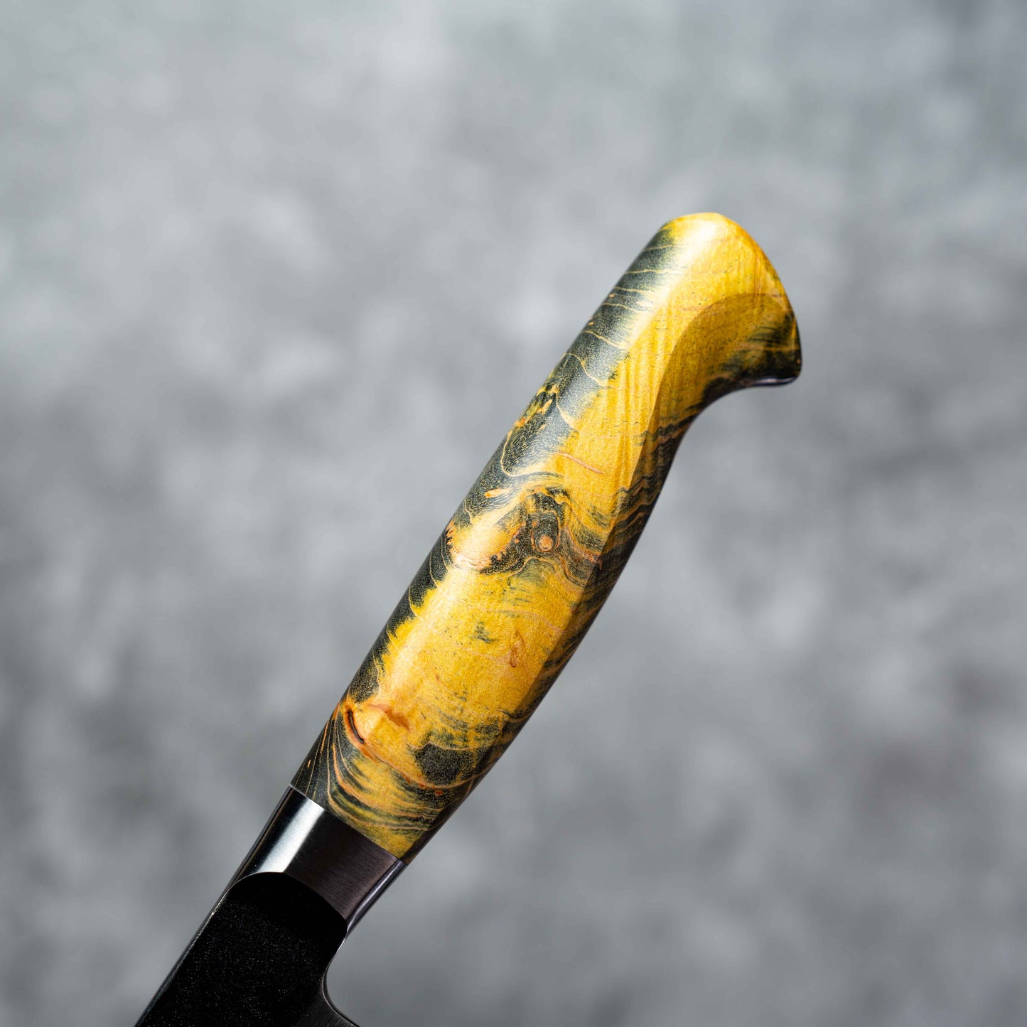 Noseto MD305 Powder Steel Gyuto 210mm Black Forging with Stabilization Wood Handle