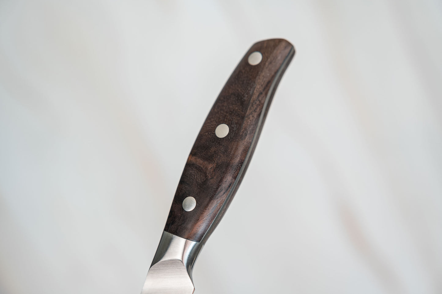 Couteau d'office allemand NOSETO 90 mm en acier inoxydable de haute qualité avec manche en bois de santal rouge
