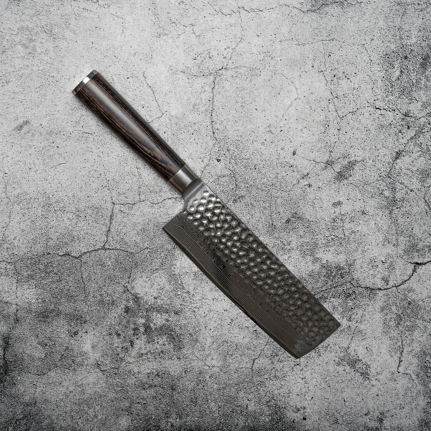 Noseto Kihon Nakiri 165 mm vg10 67 couches Damas avec bois Pakka